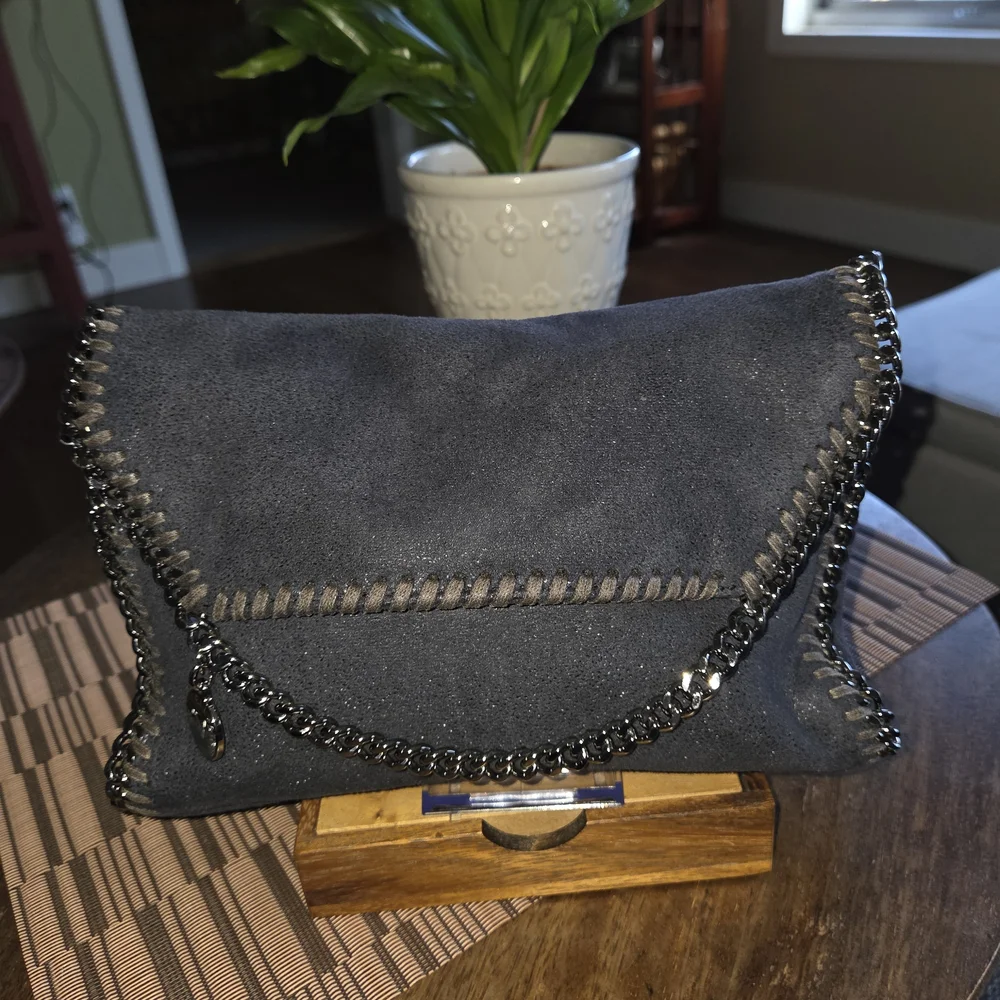 Stella McCartney Midnight Chain-Embellished Bag - Picture 1 of 8